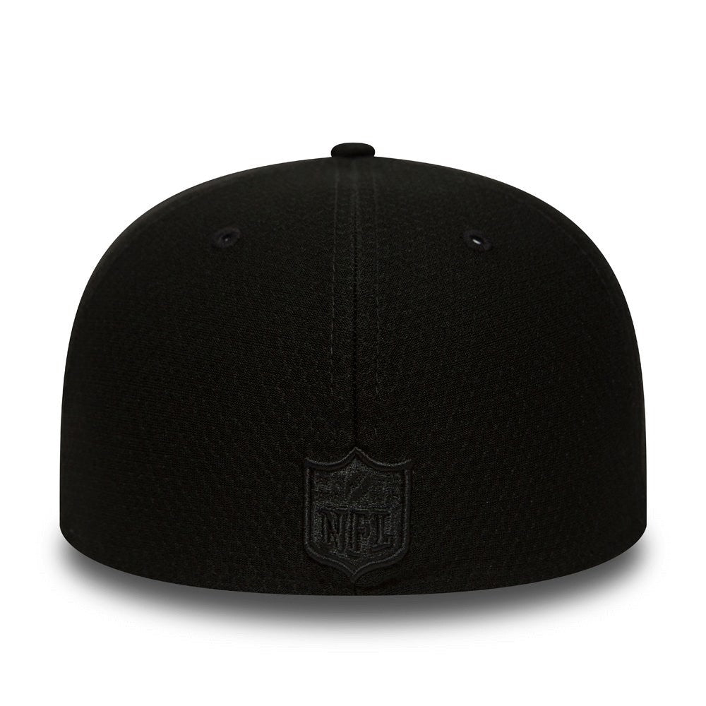 New Era Denver Broncos Black Coll Fitted Cap