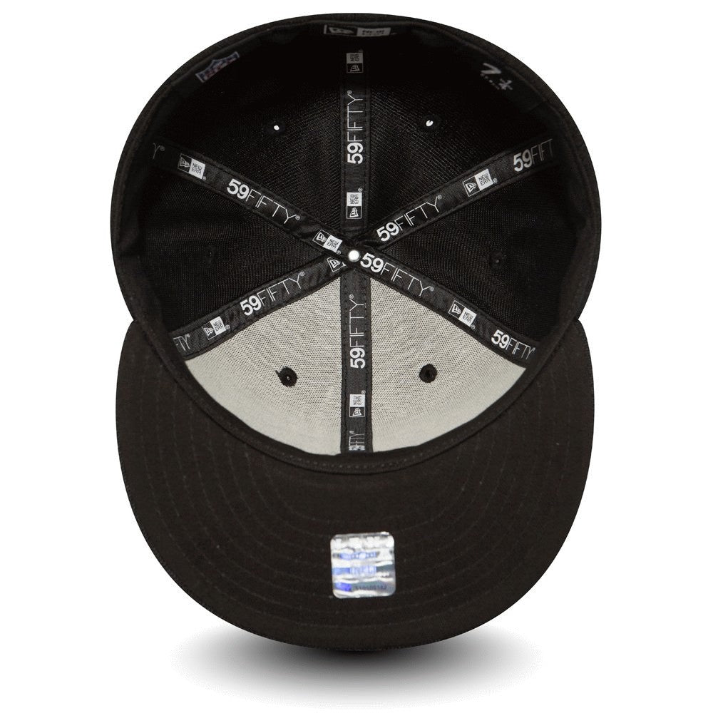 New Era Denver Broncos Black Coll Fitted Cap