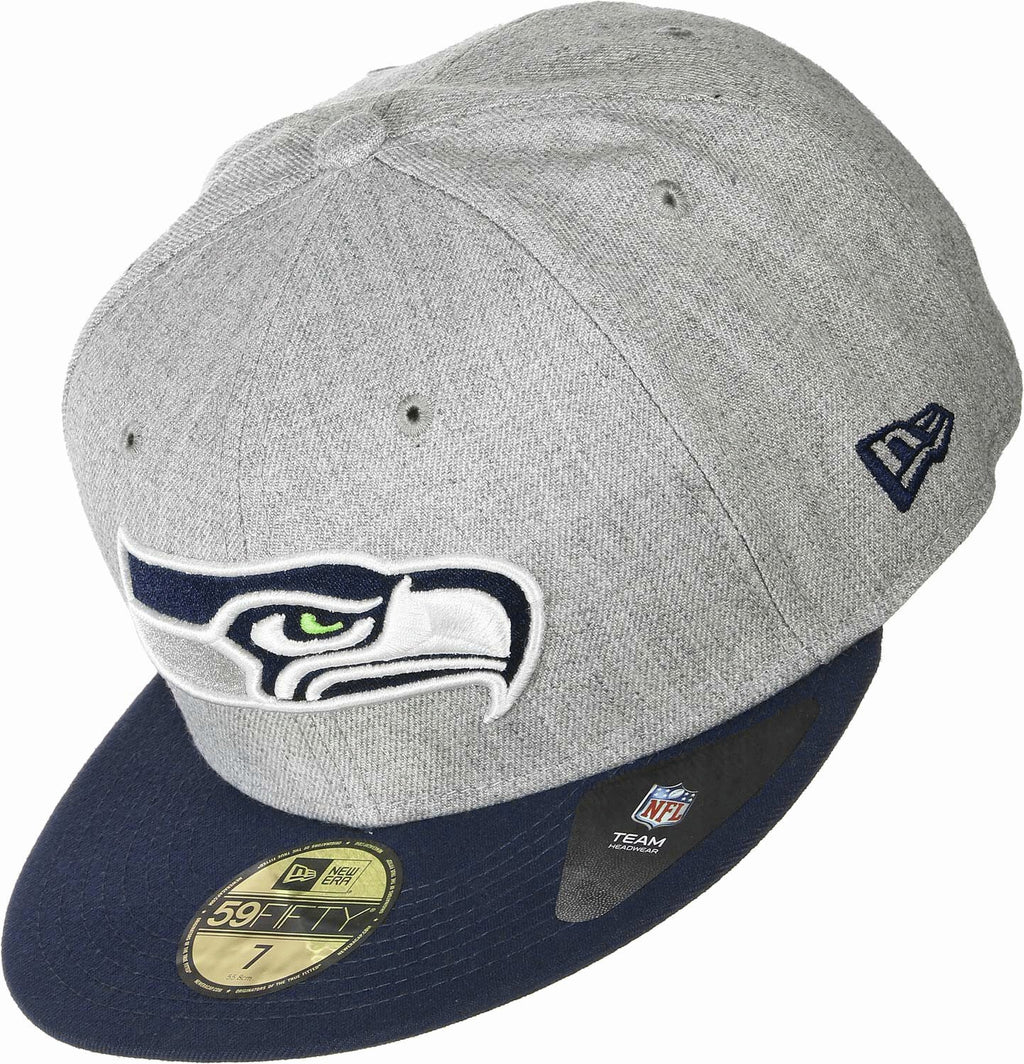 New Era Seattle Seahawks Heather Fitted Cap