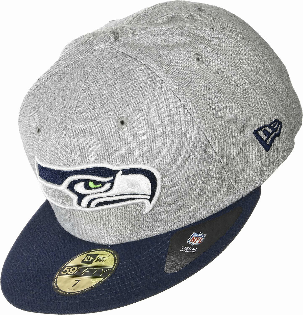 New Era Seattle Seahawks Heather Fitted Cap
