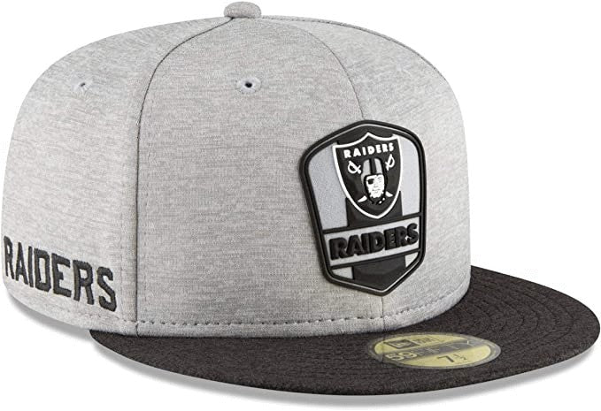 New Era Oakland Raiders Sideline Away Fitted Cap