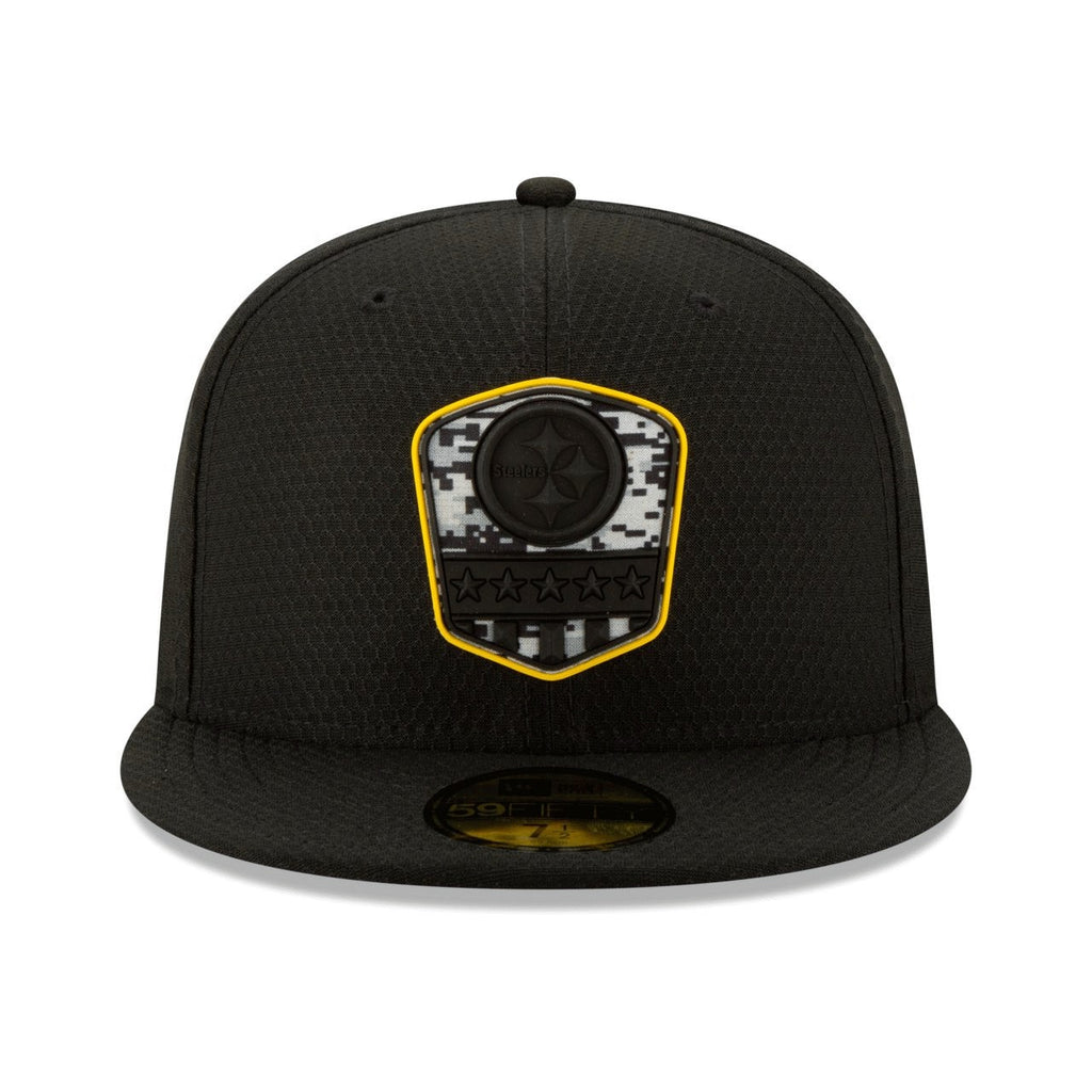 New Era Pittsburgh Steelers Salute to Service Fiited Cap