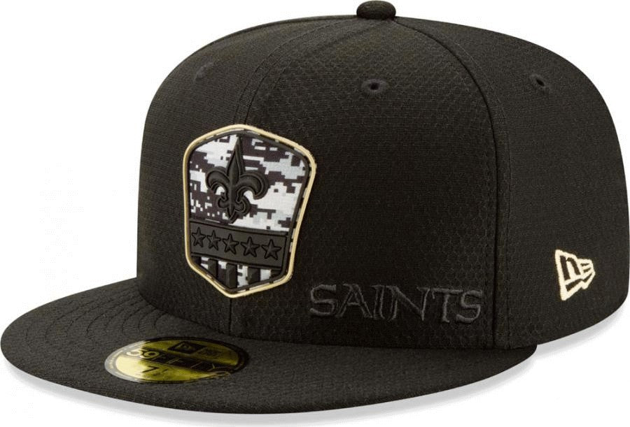 New Era New Orleans Saints Salute to Service Fitted Cap