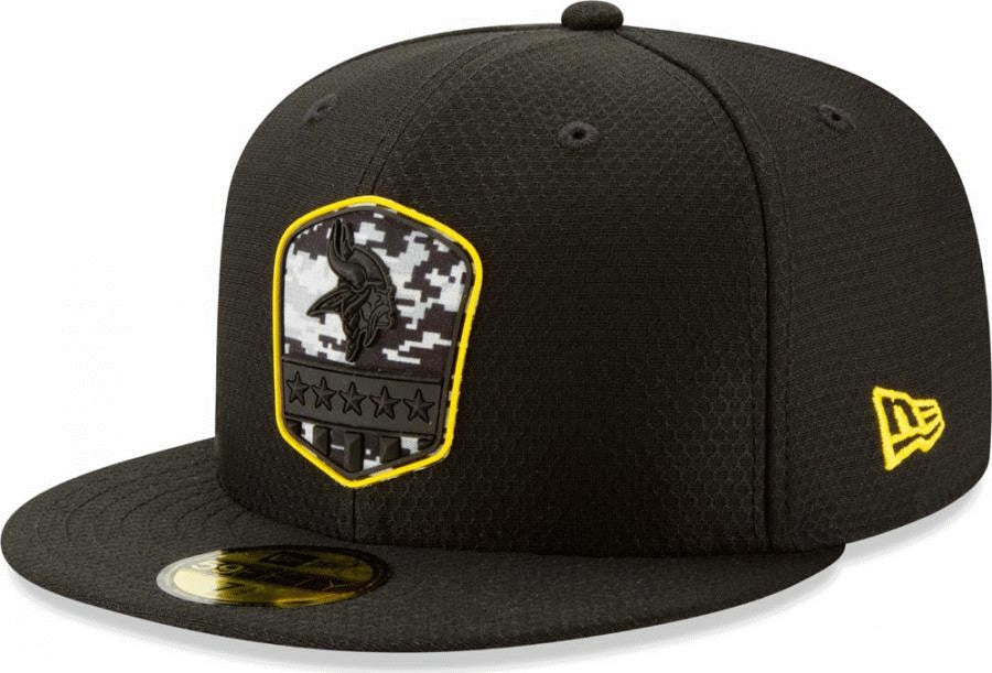 New Era Minnesota Vikings Salute to Service Fitted Cap