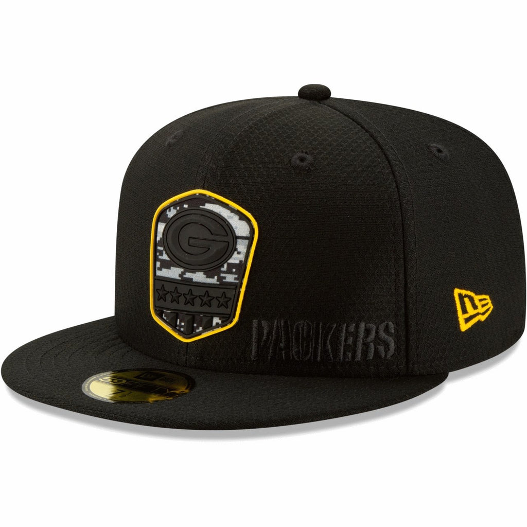 New Era Green Bay Packers Salute to Service Fitted Cap