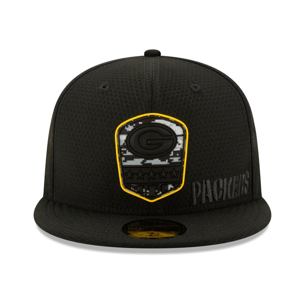 New Era Green Bay Packers Salute to Service Fitted Cap