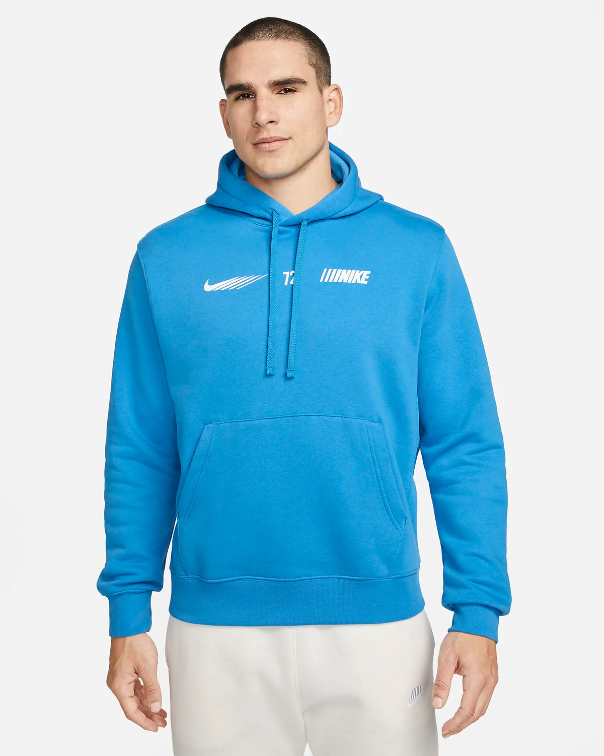 Nike Hoodie Sportswear Standard Issue Fleece Blau