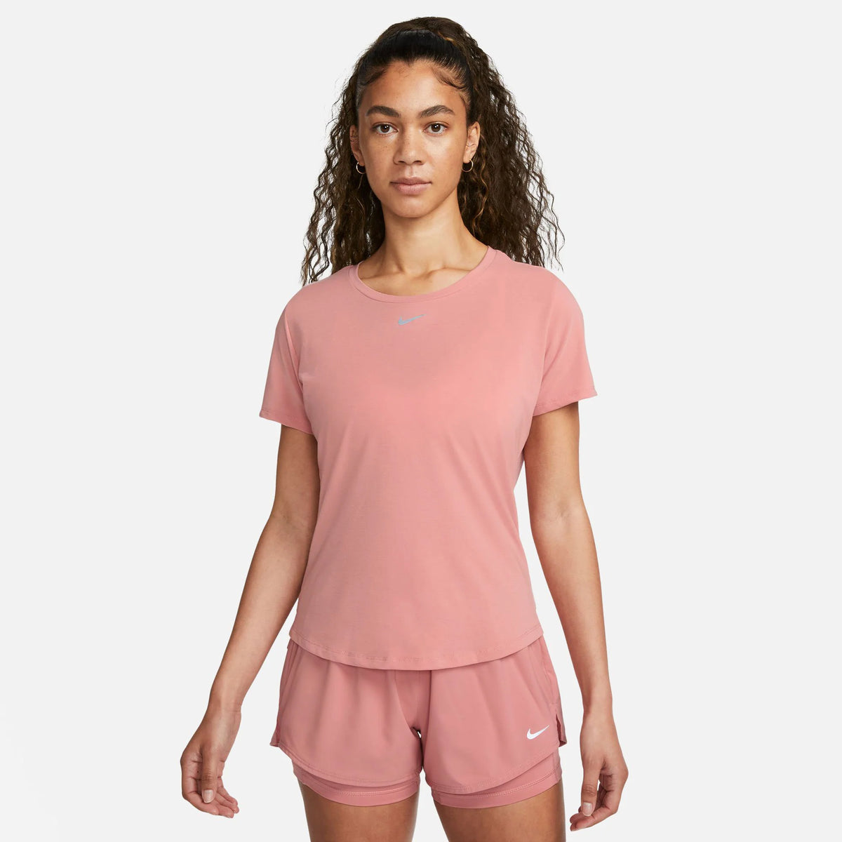 Nike Oberteile und T-Shirts Dri-Fit UV One Luxe Women's Kupfer