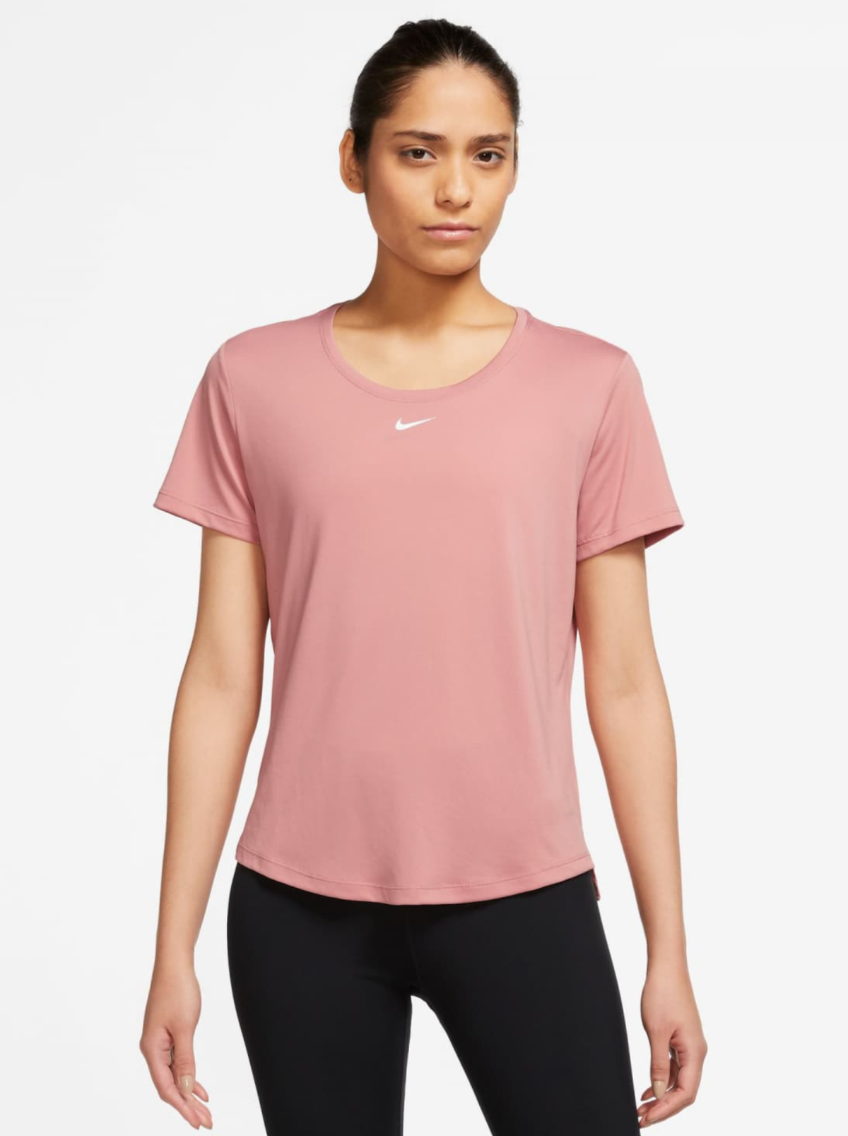 Nike Oberteile und T-Shirts Dri-Fit one Kurzarm-Oberteil Kupfer