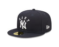 New Era Fitted NY Yankees Team League Blau