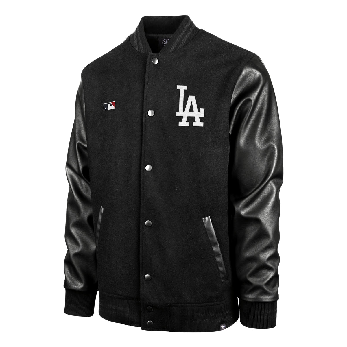 47 Brand Jacke LA Dodgers Core 47 Hoxton Schwarz