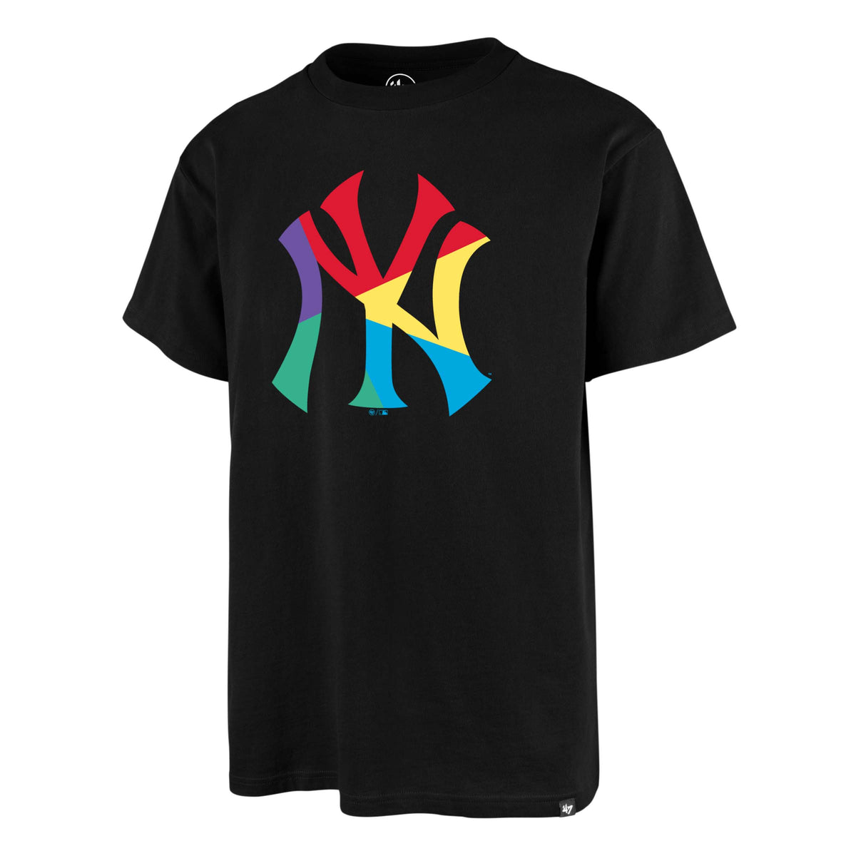 47 Brand T-Shirt NY Yankees Echo Schwarz