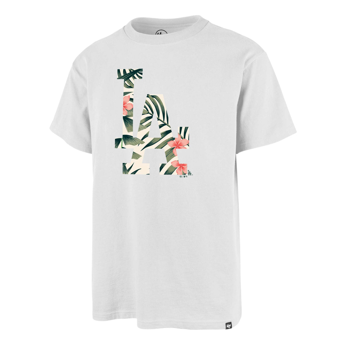 47 Brand T-Shirt LA Dodgers Echo Weiß