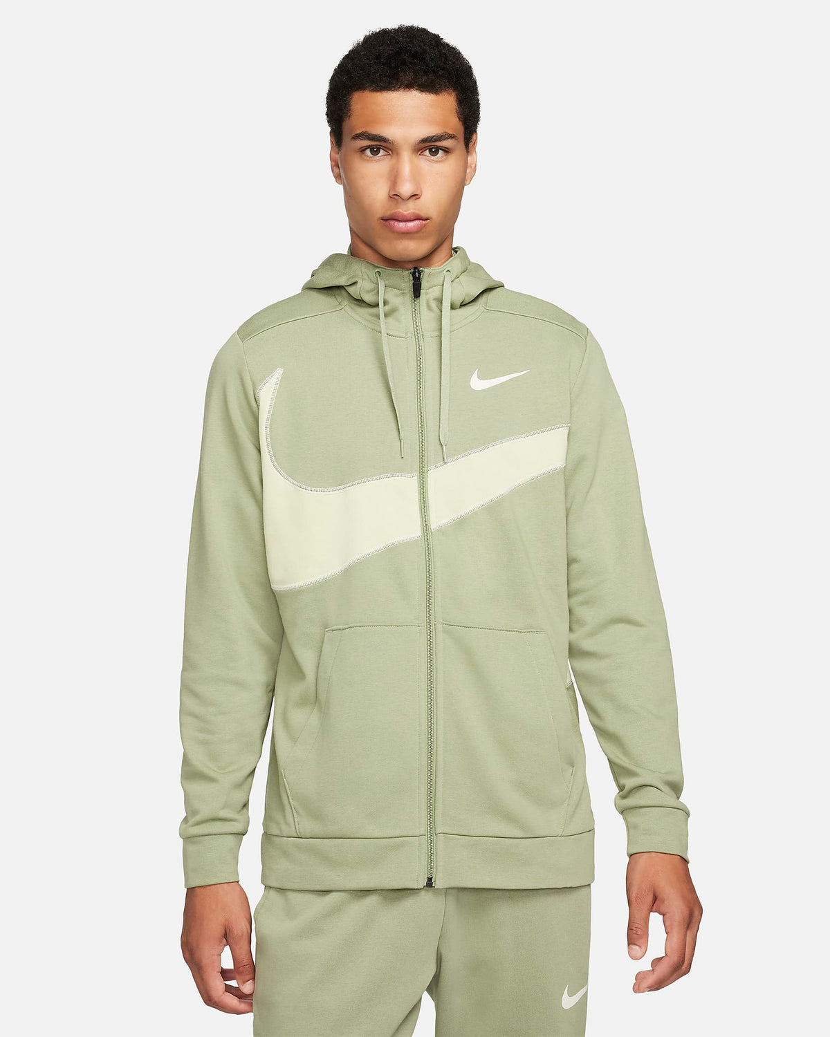 Nike Jacke Dri-Fit Men's Fleece Fitness Grün