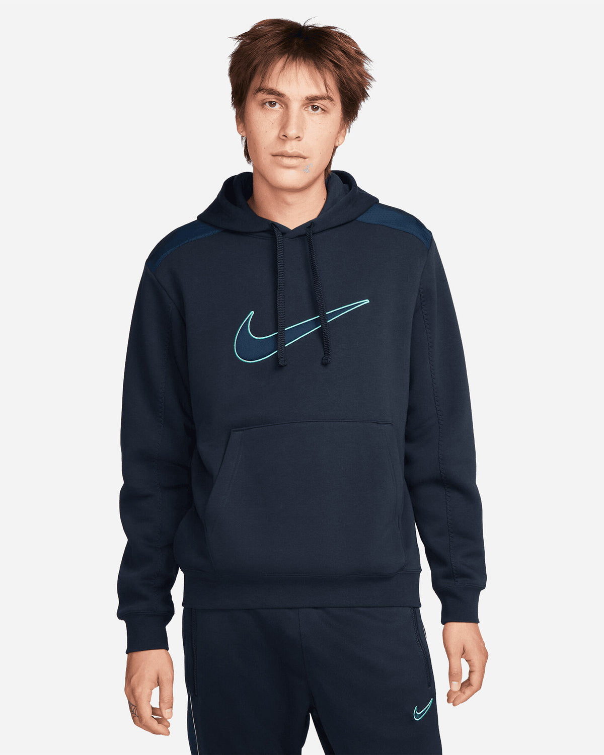 Nike Hoodie Sportswear Fleece Blau