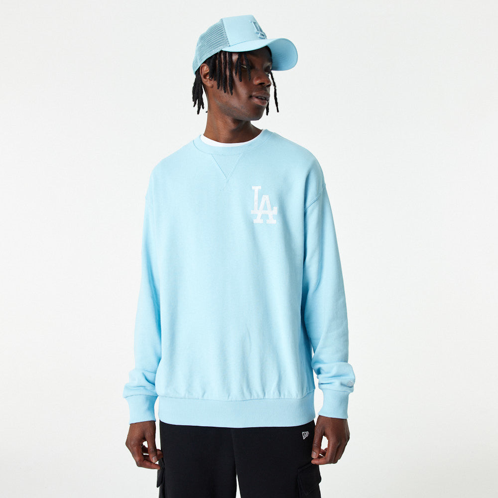 New Era Sweatshirt MLB Heritage Crew Los Angeles Dodgers Blau