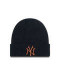 New Era Beanie League Ess Cuff Schwarz/Braun