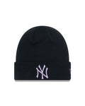 New Era Beanie League Ess Cuff Schwarz/Lila