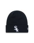 New Era Beanie League Ess Cuff Schwarz/Weiß