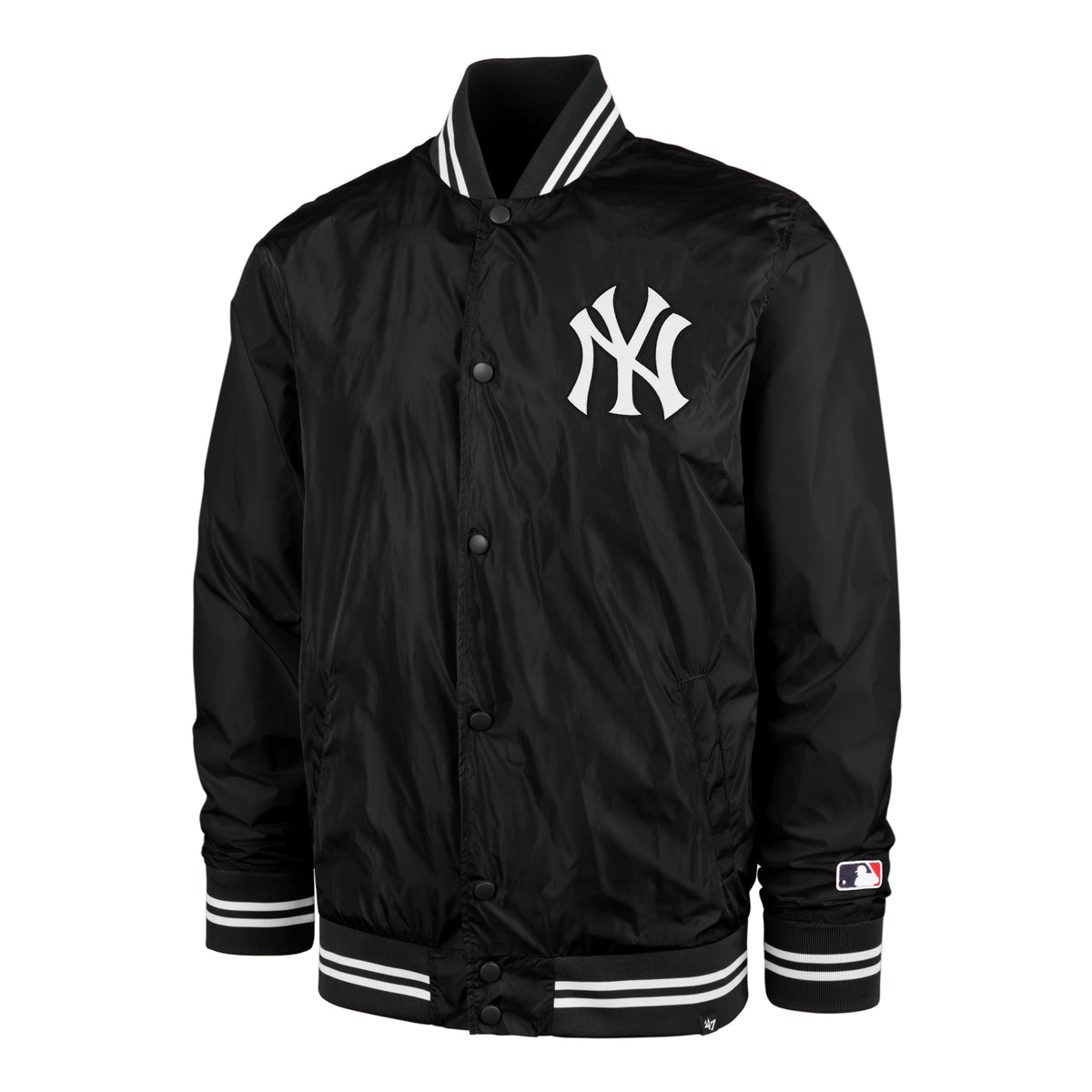 47 Brand Jacke NY Yankees Dalston Backer 47 Bomber Schwarz