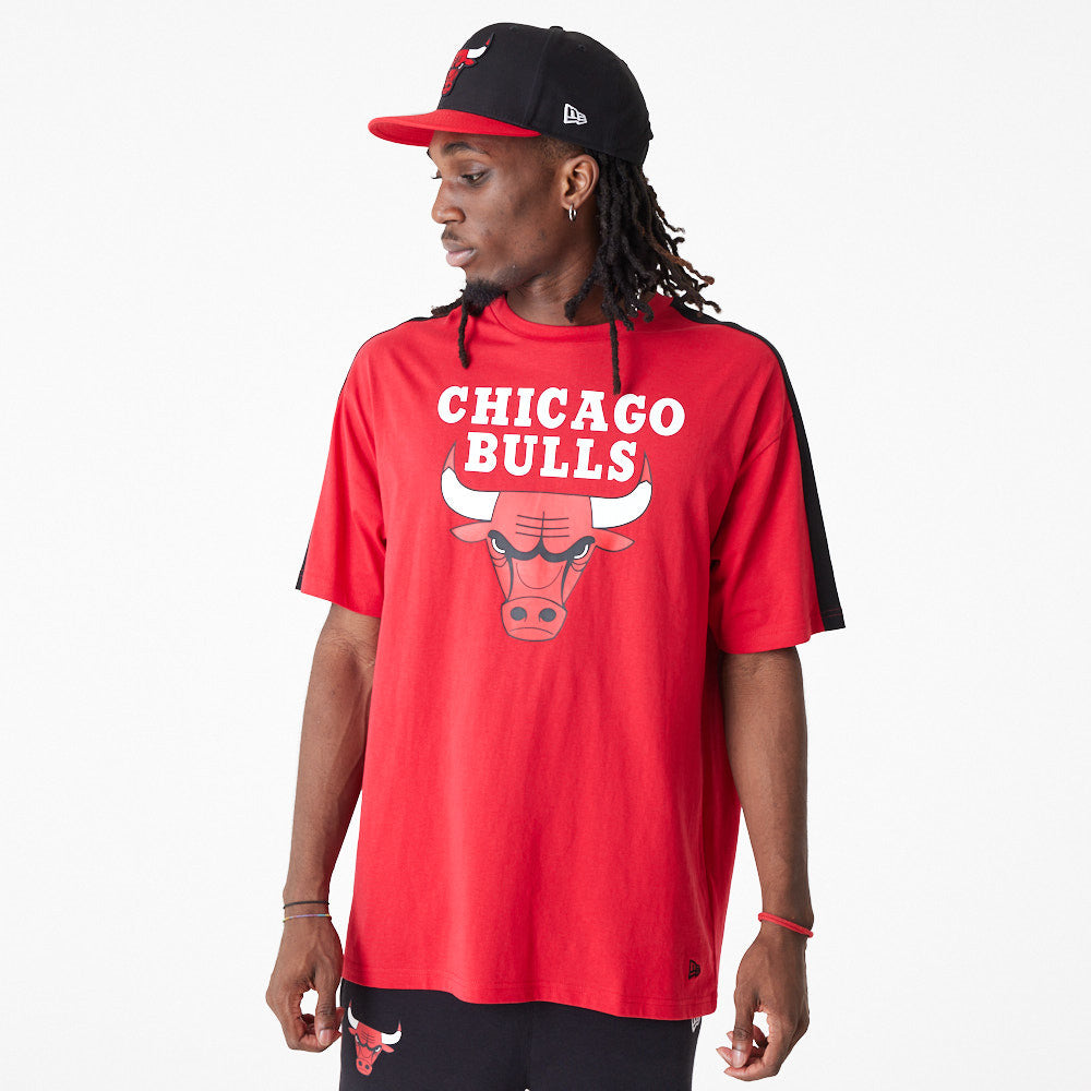New Era T-Shirt NBA Chicago Bulls Colour Block OS Rot