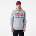 New Era Hoodie MLB Team Graphic Los Angeles Dodgers Grau