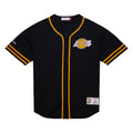 Mitchell&Ness Jersey Los Angeles Lakers NBA Button Up Schwarz