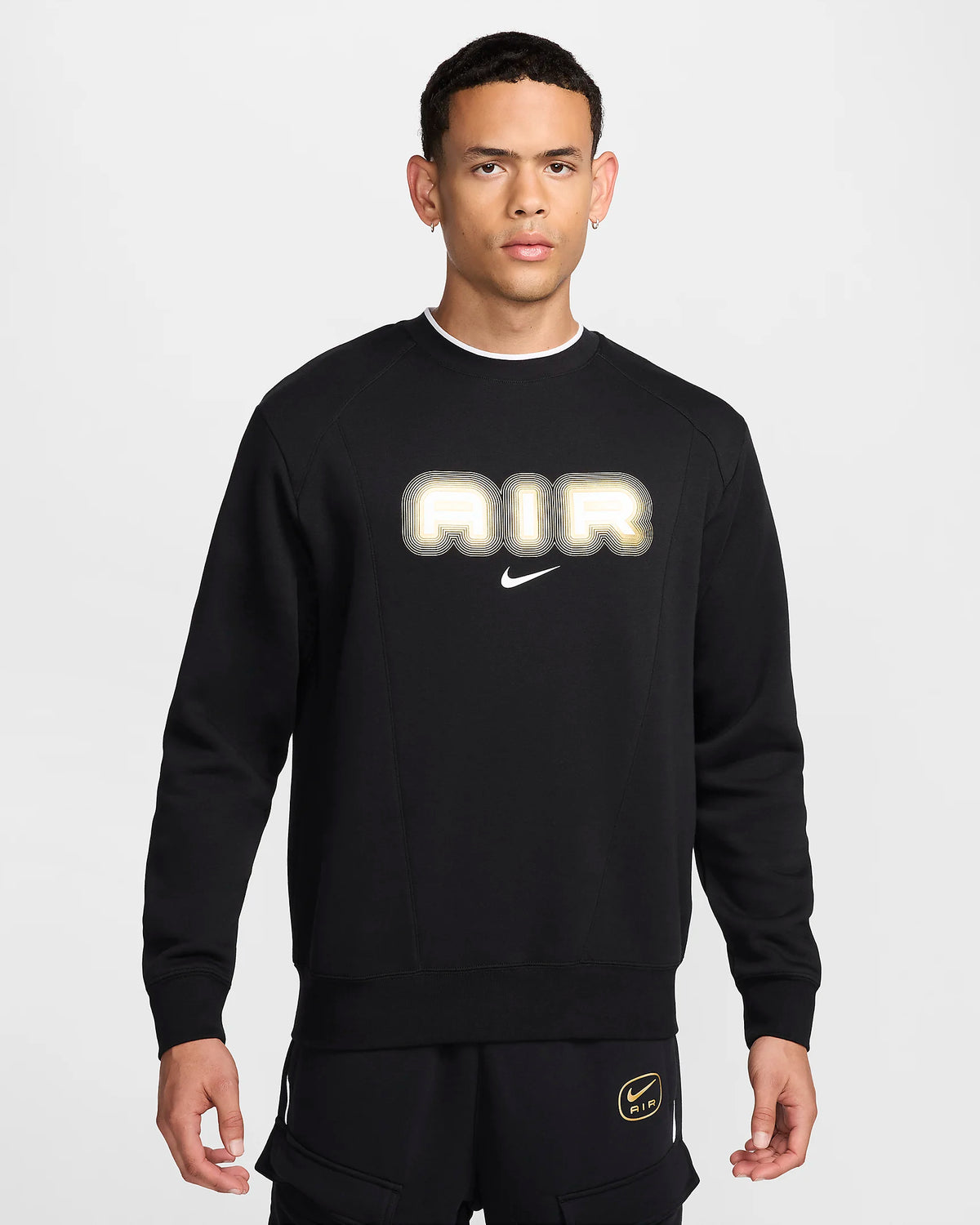 Nike Sweatshirt Sportswear Air Fleece Blau