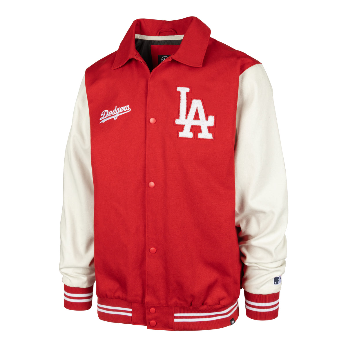 47 Brand Jacke MLB LA Dodgers Homecoming 47 Varsity Rot