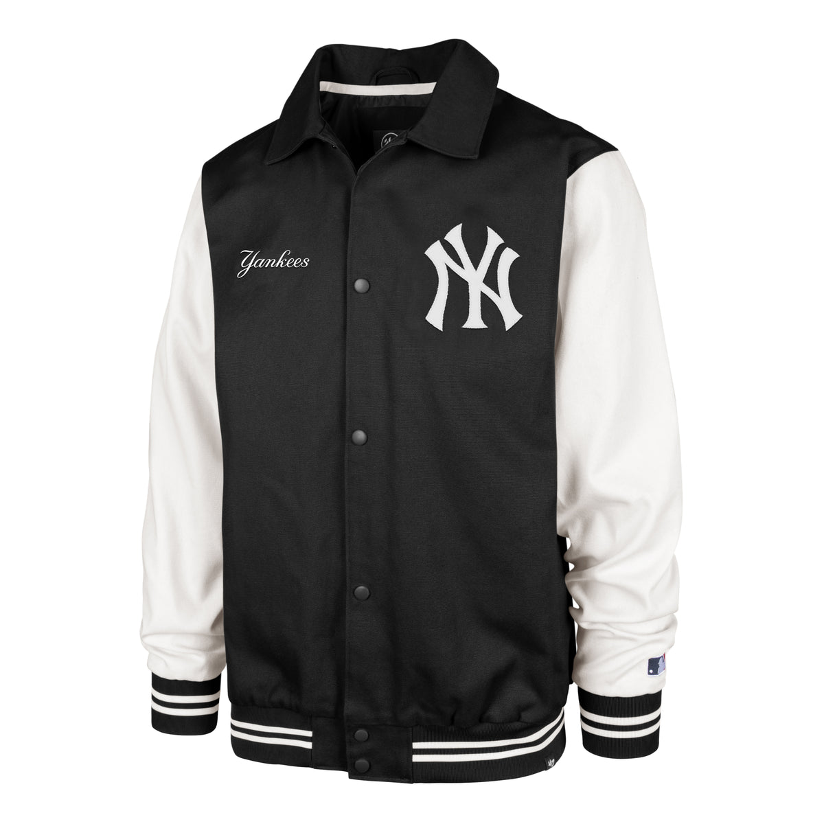 47 Brand Jacke MLB NY Yankees Homecoming 47 Varsity Schwarz
