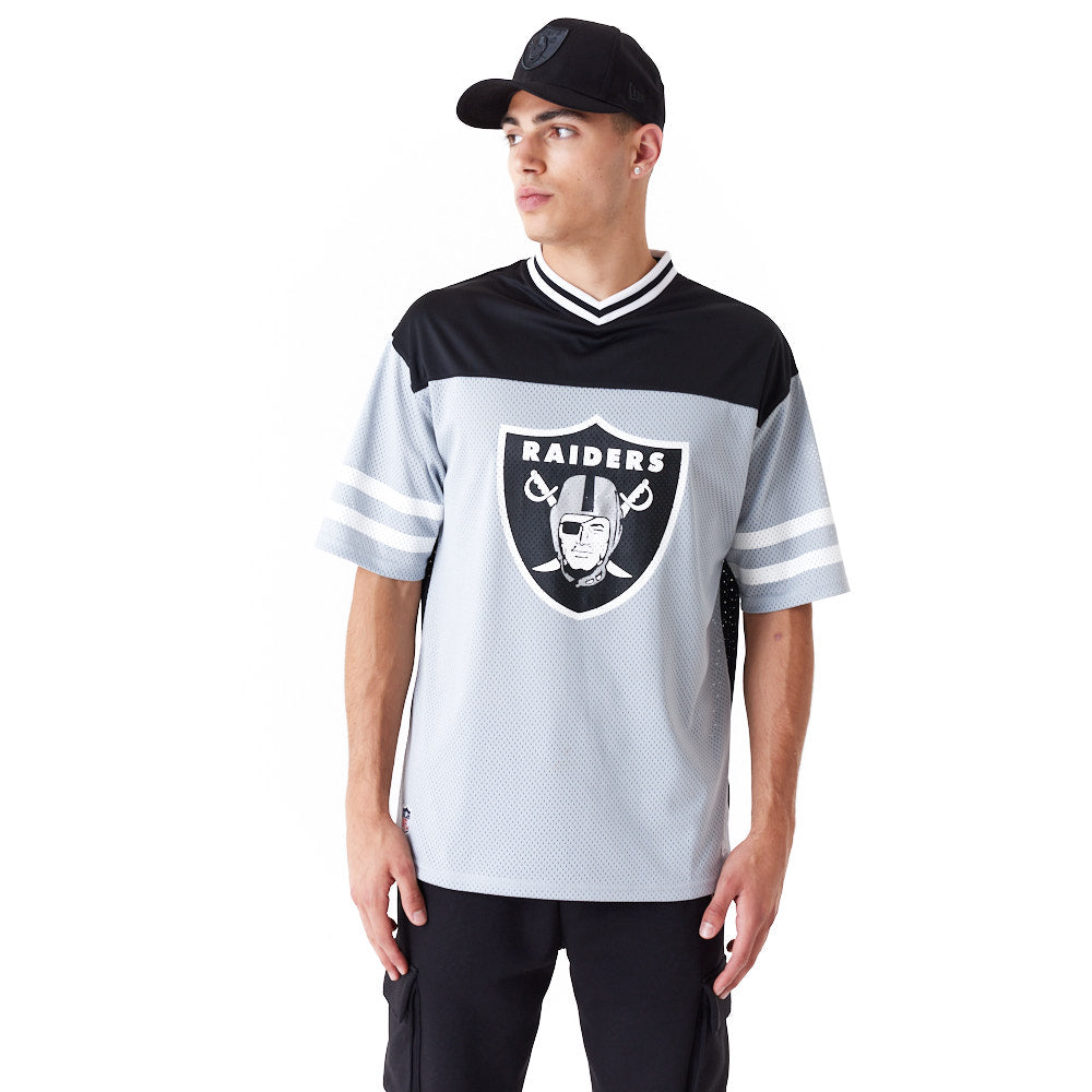 New Era Jersey Las Vegas Raiders Wordmark Graphic Schwarz