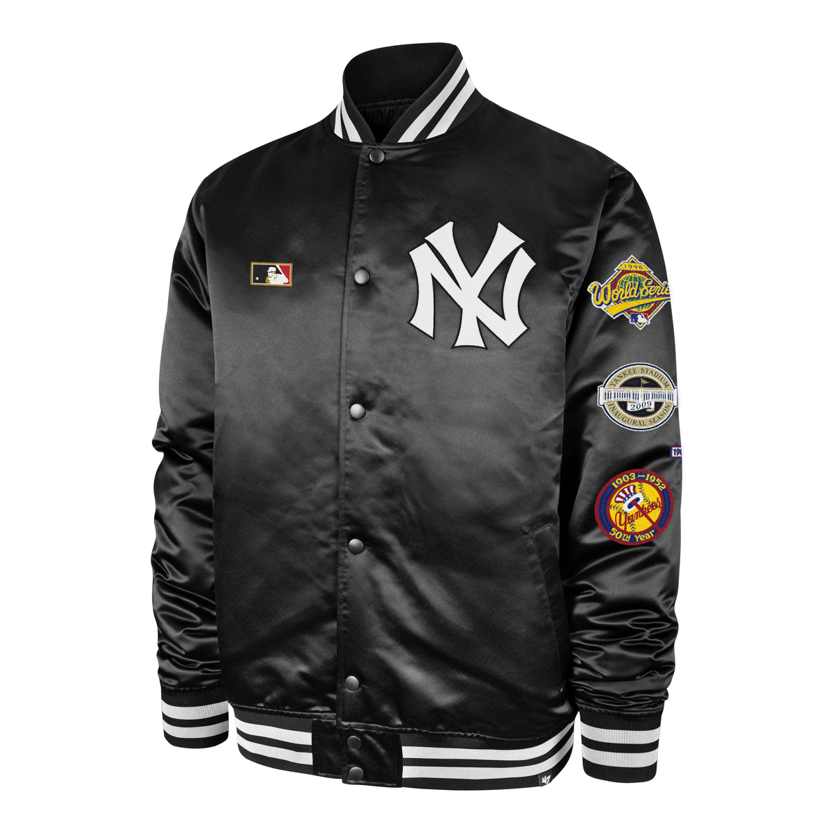 47 Brand Jacke MLB Los Angeles Dodgers Multi SH 47 Kingsland Schwarz