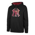 47 Brand Hoodie MLB New York Yankees Free Form 47 BP Burnside Schwarz
