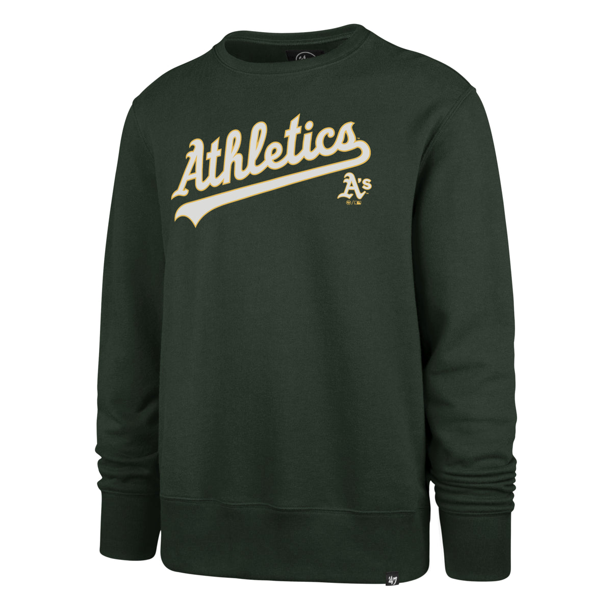 47 Brand Sweatshirt MLB Oakland Athletics Imprint 47 Burnside Grün