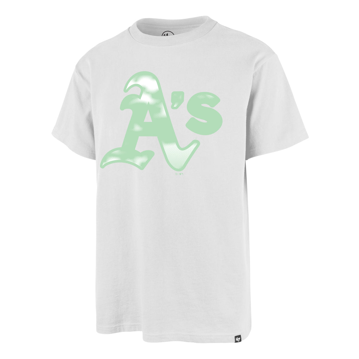 47 Brand T-Shirt MLB Oakland Athletics Weiß