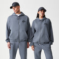 New Era Jacke Los Angeles Lakers Linear Zip Grau