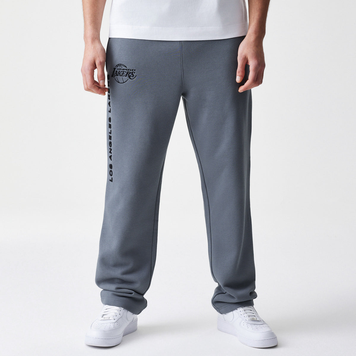 New Era Jogginghose Los Angeles Lakers Linear Jogger Grau
