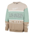 47 Brand Sweatshirt MLB Los Angeles Dodgers Helix Maximalist Crew Mehrfarbig