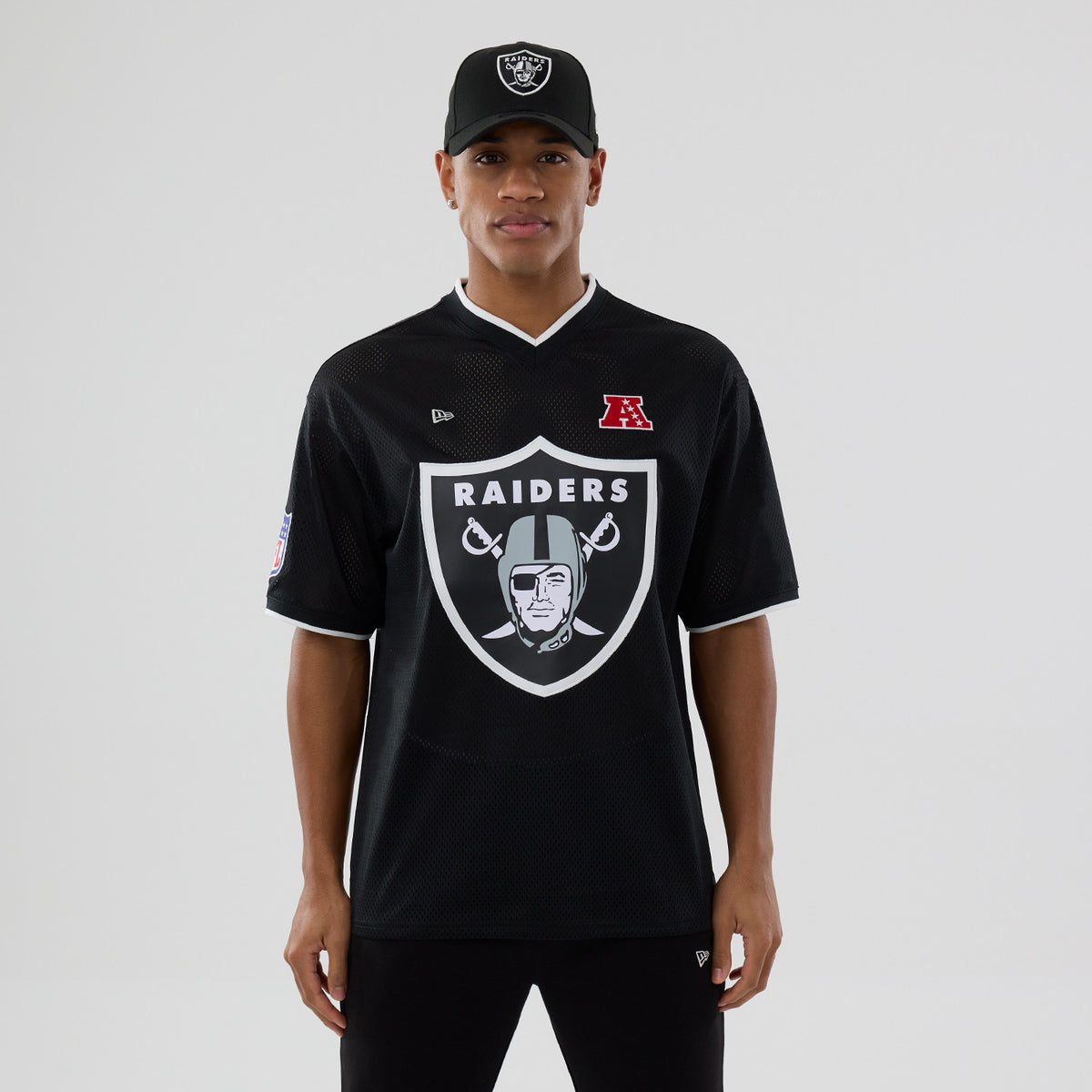 New Era Jersey NFL Mesh OS Las Vegas Raiders Schwarz