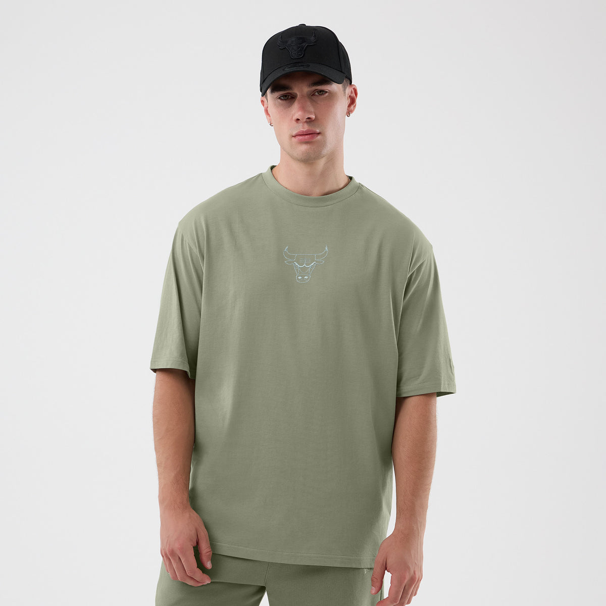 New Era T-Shirt Chicago Bulls NBA League Essential Oversized Grün