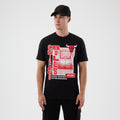 New Era T-Shirt Chicago Bulls NBA Graphic Regular Schwarz