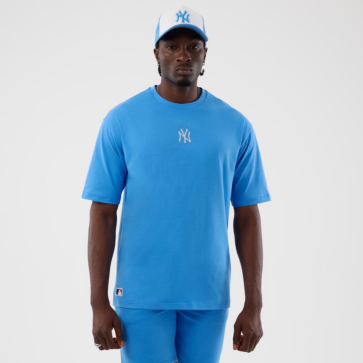 New Era T-Shirt MLB New York Yankees Oversized Blau