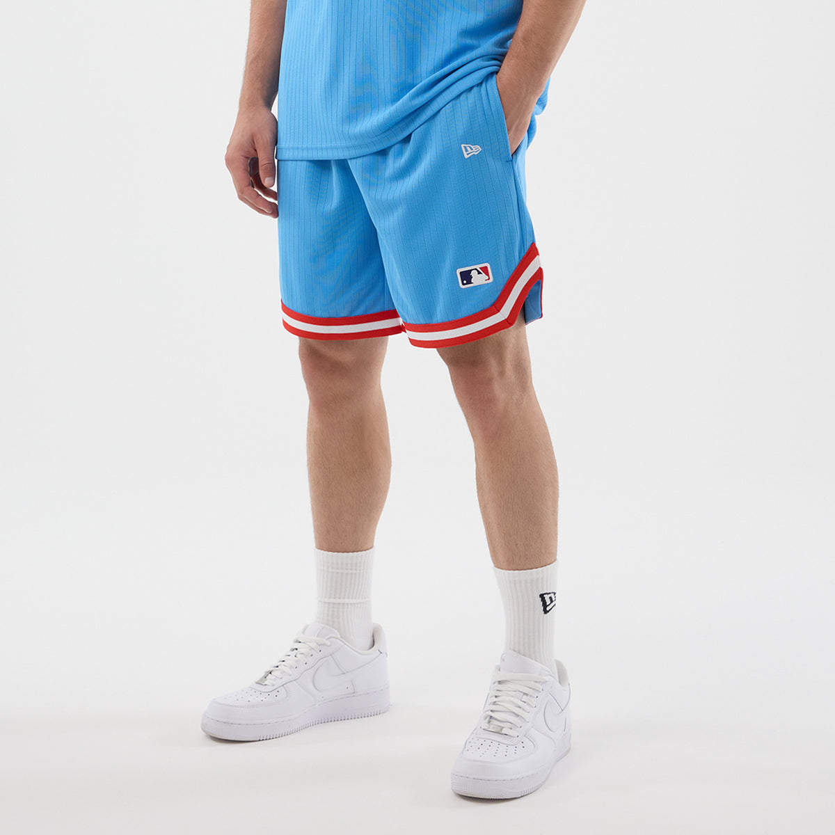 New Era Shorts New York Yankees MLB Arch Oversized Short Blau