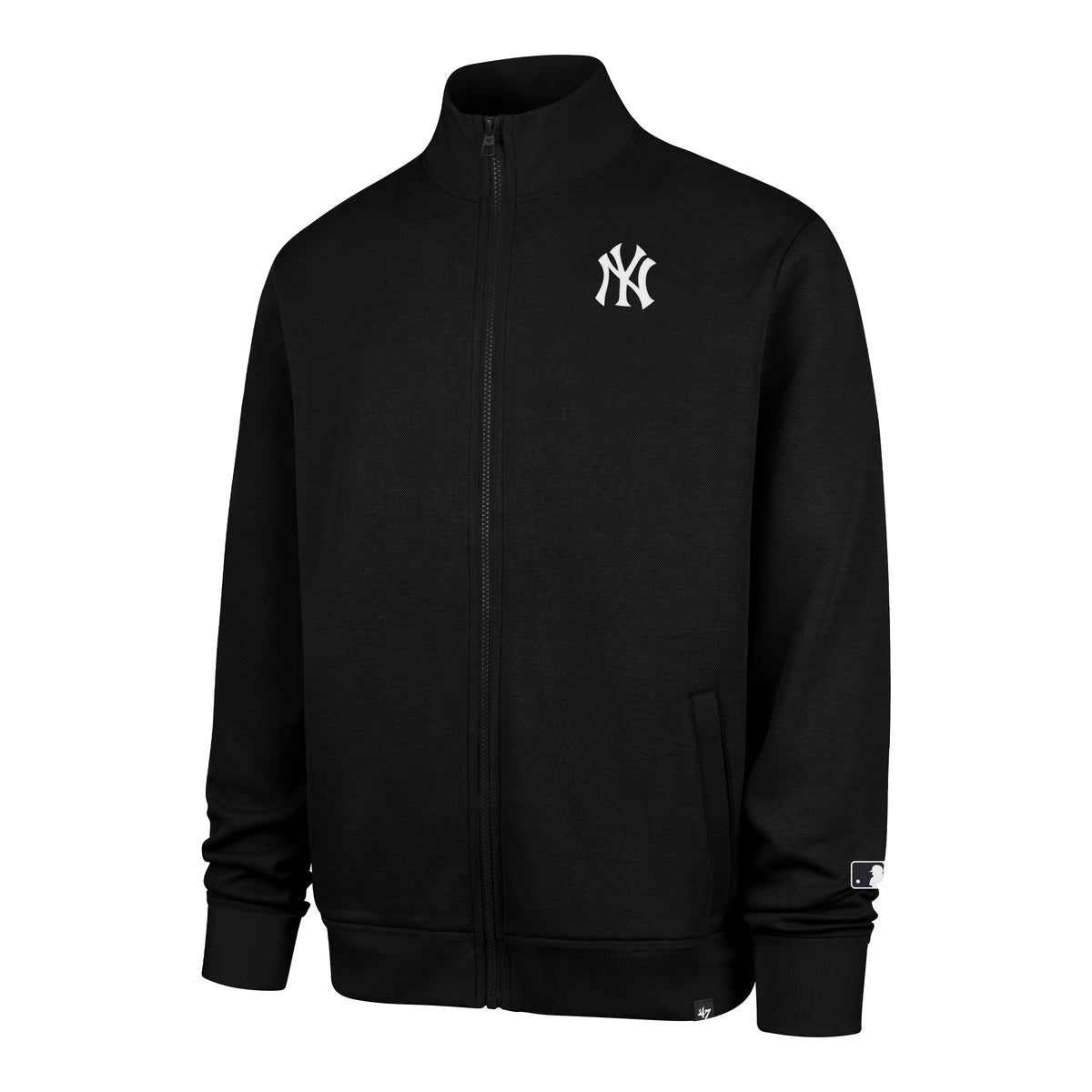 47 Brand Jacke MLB New York Yankees Base Runner FZ Track Schwarz