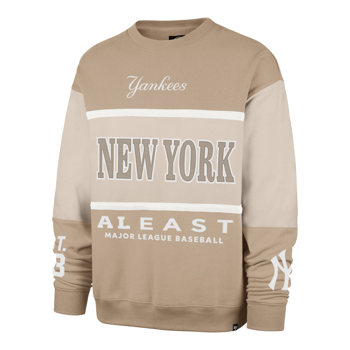 47 Brand Sweatshirt MLB New York Yankees Helix Maximalist Crew Mehrfarbig