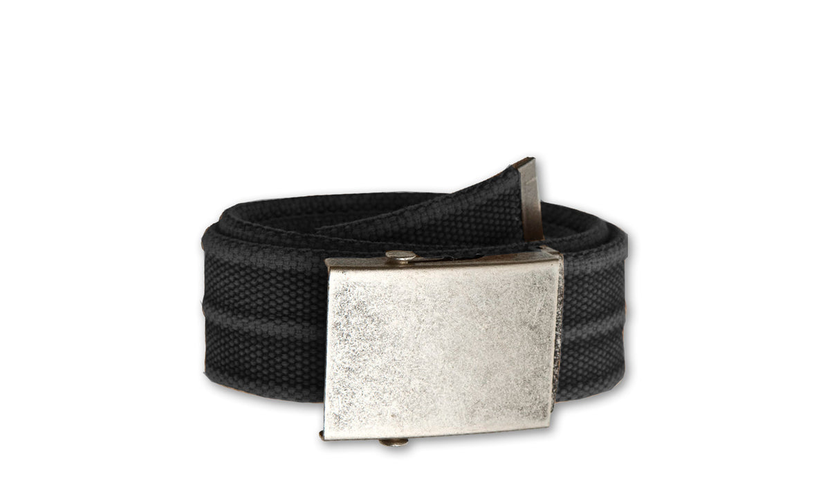 Bernd Götz Gürtel 4cm Stoffbandgürtel Schwarz