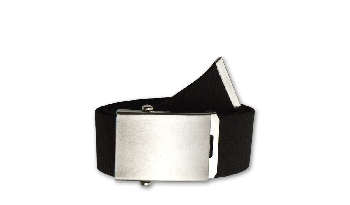 Bernd Götz Gürtel 4cm Stoffbandgürtel Schwarz