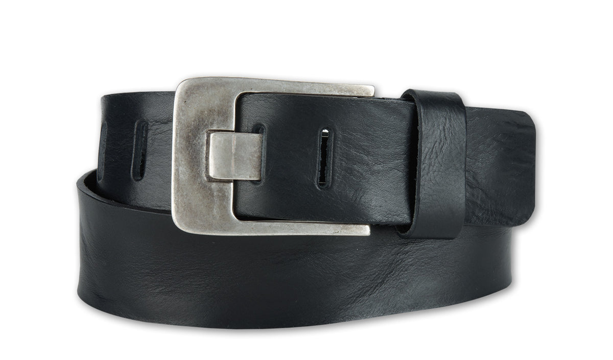 Bernd Götz Gürtel 5cm Walklederg.geprägt Gürtel Schwarz