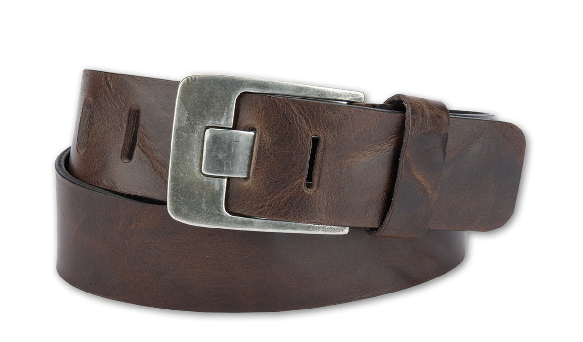 Bernd Götz Gürtel 5cm Walklederg.geprägt Gürtel Braun