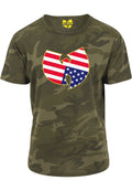 WU Wear American Camo T Shirt
